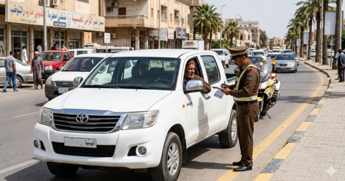 قائمة مخالفات المرور في ليبيا 2026 وقيمة الغرامات